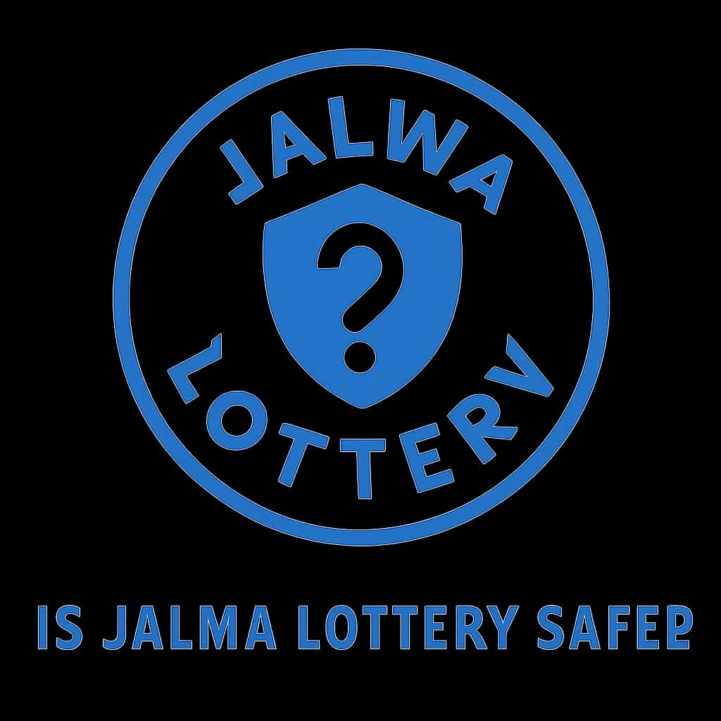 Icon representing safety in Jalwa Lottery with a clean design.