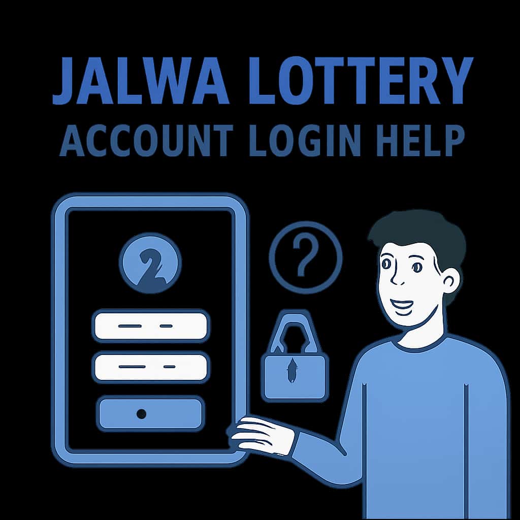 An educational illustration related to Jalwa Lottery Account Login Help.